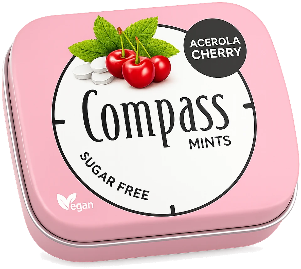 М'ятні драже Compass Classic — Ацерола-вишня