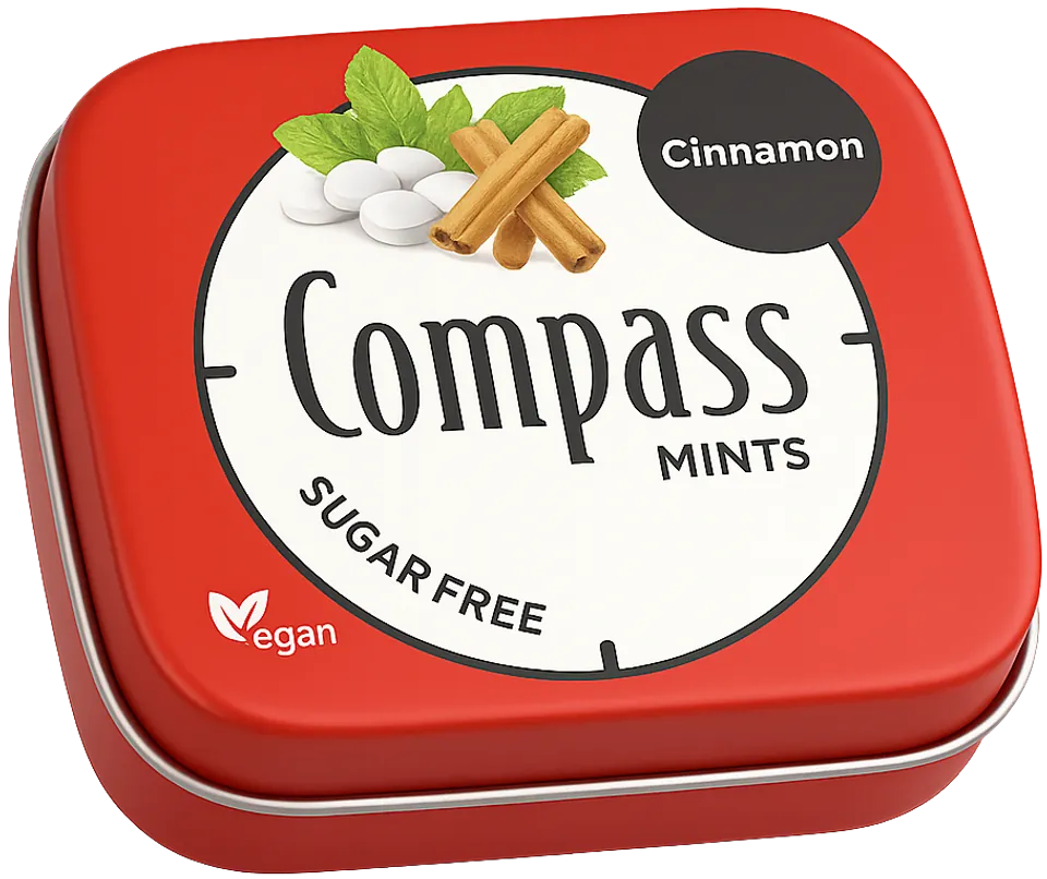 М'ятні драже Compass Classic — М'ята з корицею