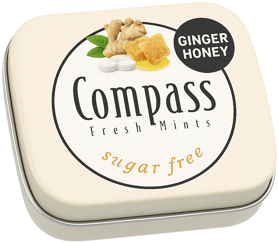 М'ятні драже Compass Classic — Імбирний мед