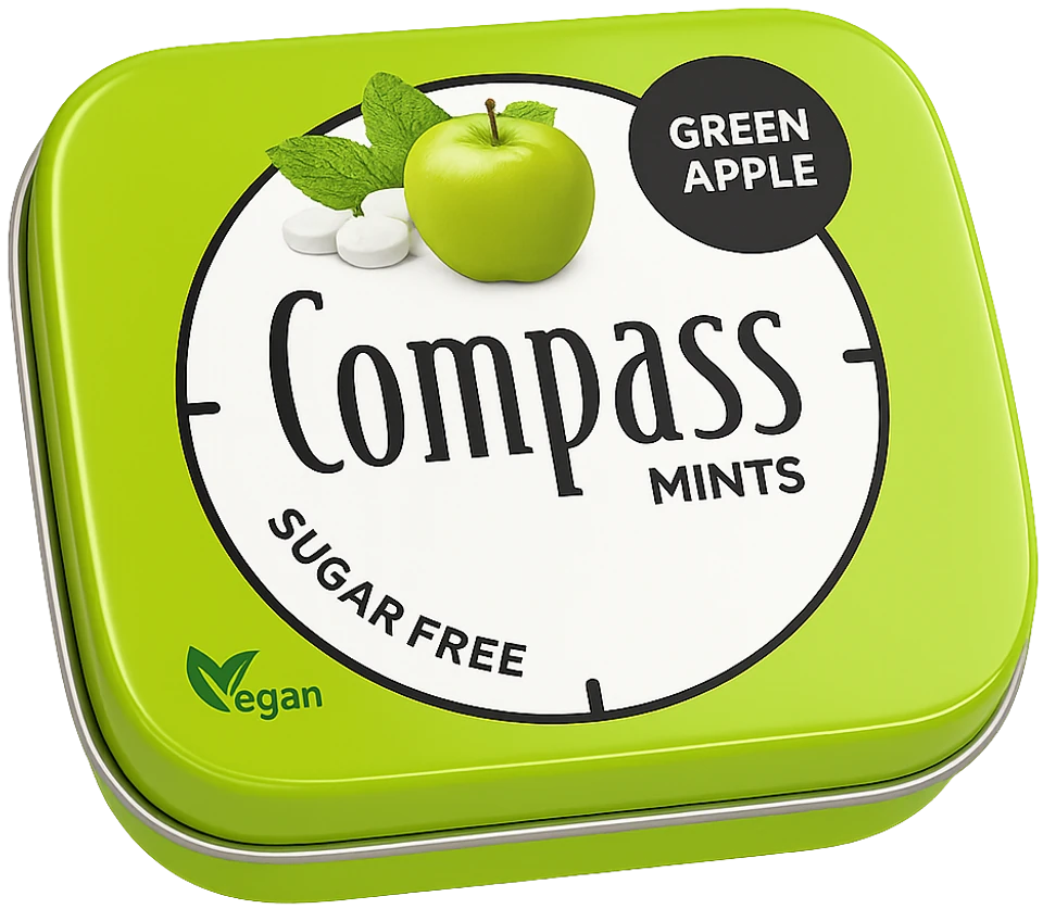 М'ятні драже Compass Classic — Зелене яблуко
