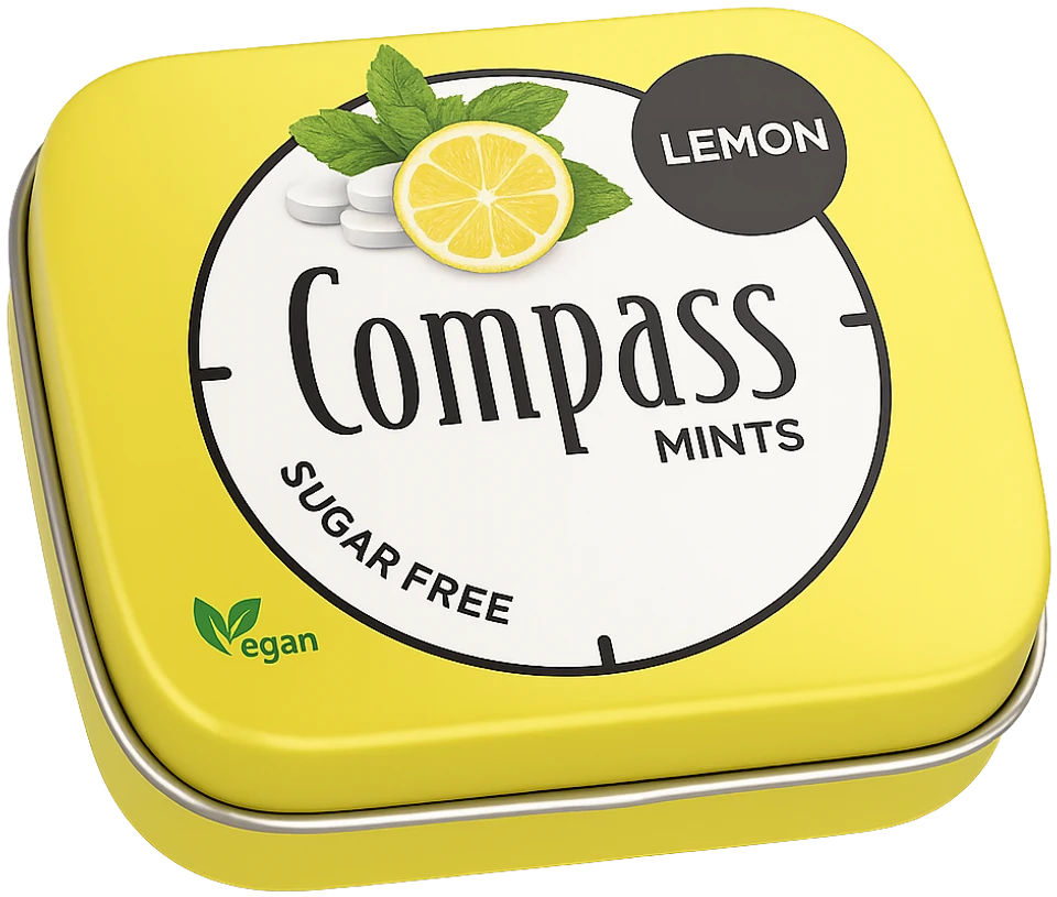 М'ятні драже Compass Classic — Лимон