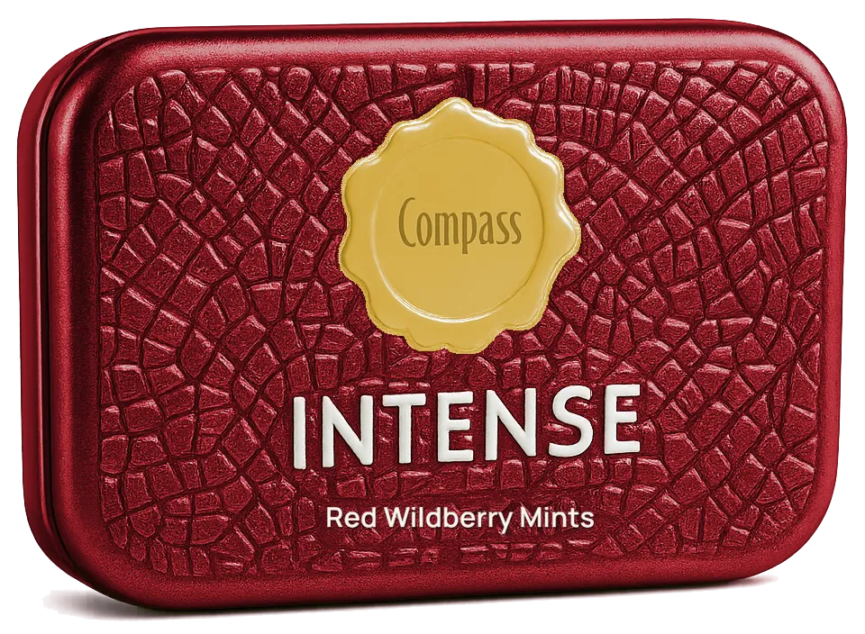 М'ятні драже Compass Intense — Червона лісова ягода